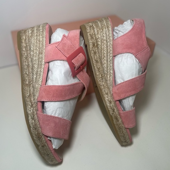 Eric Michael Lidia Pink Espadrille Sandals Size 37. Never worn. - Picture 9 of 14